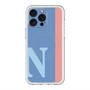 スリムプロテクションプレミアムケース with MagSafe［ オリジナル - initial color line - N blue ］