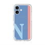 スリムプロテクションプレミアムケース with MagSafe［ オリジナル - initial color line - N blue ］