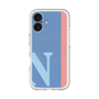 スリムプロテクションプレミアムケース with MagSafe［ オリジナル - initial color line - N blue ］