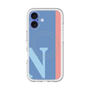 スリムプロテクションプレミアムケース with MagSafe［ オリジナル - initial color line - N blue ］