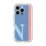 スリムプロテクションプレミアムケース with MagSafe［ オリジナル - initial color line - N blue ］