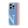 スリムプロテクションプレミアムケース with MagSafe［ オリジナル - initial color line - N blue ］