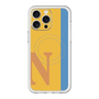 スリムプロテクションプレミアムケース with MagSafe［ オリジナル - initial color line - N orange ］