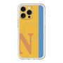 スリムプロテクションプレミアムケース with MagSafe［ オリジナル - initial color line - N orange ］