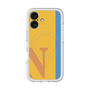 スリムプロテクションプレミアムケース with MagSafe［ オリジナル - initial color line - N orange ］
