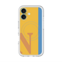 スリムプロテクションプレミアムケース with MagSafe［ オリジナル - initial color line - N orange ］