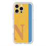スリムプロテクションプレミアムケース with MagSafe［ オリジナル - initial color line - N orange ］