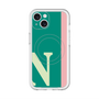 スリムプロテクションプレミアムケース with MagSafe［ オリジナル - initial color line - N green ］