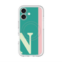 スリムプロテクションプレミアムケース with MagSafe［ オリジナル - initial color line - N green ］