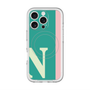 スリムプロテクションプレミアムケース with MagSafe［ オリジナル - initial color line - N green ］