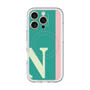 スリムプロテクションプレミアムケース with MagSafe［ オリジナル - initial color line - N green ］
