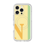 スリムプロテクションプレミアムケース with MagSafe［ オリジナル - initial color line - N yellow ］