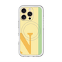 スリムプロテクションプレミアムケース with MagSafe［ オリジナル - initial color line - N yellow ］