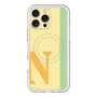 スリムプロテクションプレミアムケース with MagSafe［ オリジナル - initial color line - N yellow ］