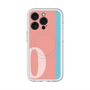 スリムプロテクションプレミアムケース with MagSafe［ オリジナル - initial color line - O pink ］