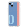 スリムプロテクションプレミアムケース with MagSafe［ オリジナル - initial color line - O blue ］