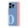 スリムプロテクションプレミアムケース with MagSafe［ オリジナル - initial color line - O blue ］