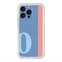 スリムプロテクションプレミアムケース with MagSafe［ オリジナル - initial color line - O blue ］