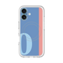 スリムプロテクションプレミアムケース with MagSafe［ オリジナル - initial color line - O blue ］