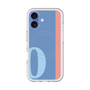 スリムプロテクションプレミアムケース with MagSafe［ オリジナル - initial color line - O blue ］
