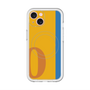スリムプロテクションプレミアムケース with MagSafe［ オリジナル - initial color line - O orange ］
