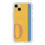 スリムプロテクションプレミアムケース with MagSafe［ オリジナル - initial color line - O orange ］