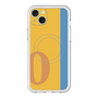 スリムプロテクションプレミアムケース with MagSafe［ オリジナル - initial color line - O orange ］