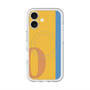 スリムプロテクションプレミアムケース with MagSafe［ オリジナル - initial color line - O orange ］