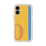 スリムプロテクションプレミアムケース with MagSafe［ オリジナル - initial color line - O orange ］