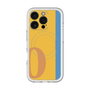 スリムプロテクションプレミアムケース with MagSafe［ オリジナル - initial color line - O orange ］