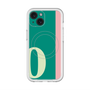 スリムプロテクションプレミアムケース with MagSafe［ オリジナル - initial color line - O green ］