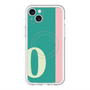 スリムプロテクションプレミアムケース with MagSafe［ オリジナル - initial color line - O green ］