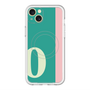 スリムプロテクションプレミアムケース with MagSafe［ オリジナル - initial color line - O green ］
