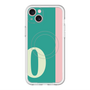 スリムプロテクションプレミアムケース with MagSafe［ オリジナル - initial color line - O green ］