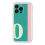 スリムプロテクションプレミアムケース with MagSafe［ オリジナル - initial color line - O green ］