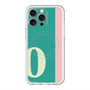 スリムプロテクションプレミアムケース with MagSafe［ オリジナル - initial color line - O green ］