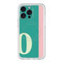 スリムプロテクションプレミアムケース with MagSafe［ オリジナル - initial color line - O green ］