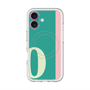 スリムプロテクションプレミアムケース with MagSafe［ オリジナル - initial color line - O green ］