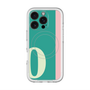 スリムプロテクションプレミアムケース with MagSafe［ オリジナル - initial color line - O green ］