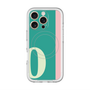 スリムプロテクションプレミアムケース with MagSafe［ オリジナル - initial color line - O green ］