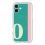 スリムプロテクションプレミアムケース with MagSafe［ オリジナル - initial color line - O green ］