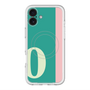 スリムプロテクションプレミアムケース with MagSafe［ オリジナル - initial color line - O green ］