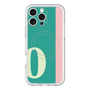 スリムプロテクションプレミアムケース with MagSafe［ オリジナル - initial color line - O green ］