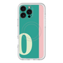 スリムプロテクションプレミアムケース with MagSafe［ オリジナル - initial color line - O green ］