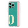 スリムプロテクションプレミアムケース with MagSafe［ オリジナル - initial color line - O green ］