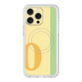 スリムプロテクションプレミアムケース with MagSafe［ オリジナル - initial color line - O yellow ］