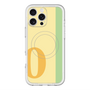 スリムプロテクションプレミアムケース with MagSafe［ オリジナル - initial color line - O yellow ］