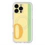 スリムプロテクションプレミアムケース with MagSafe［ オリジナル - initial color line - O yellow ］
