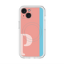 スリムプロテクションプレミアムケース with MagSafe［ オリジナル - initial color line - P pink ］