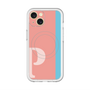 スリムプロテクションプレミアムケース with MagSafe［ オリジナル - initial color line - P pink ］